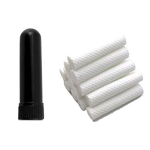 1 Inalador Nasal Cheirinho De Nariz Aromaterapia + 10 Refil