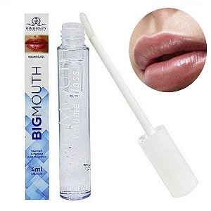 Gloss Brilho Efeito Aumenta Volume Hidrata Lábios Boca