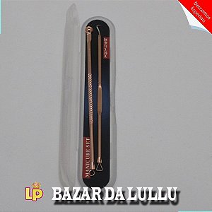 Kit C/2 Extrator Cureta Tira Acne Cravos E Espinha Limpeza - Rosé