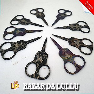 1 Tesoura Tesourinha para Design de Sobrancelha E Cílios