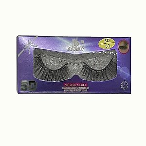 1 PAR de Cilios Postiço Maquiagem 5D 03 Dovshy