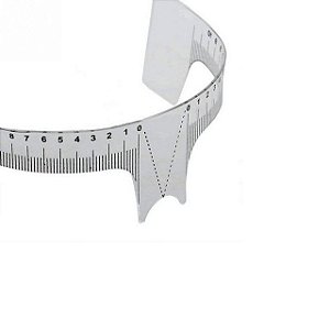 Régua M Para Designer De Sobrancelhas E Micropigmentação