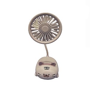 Mini Ventilador Mesa Usb Portátil Recarregável Cilios Cola