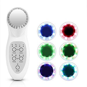 Aparelho Estética Ultrassom Facial Fototerapia Antiruga 3mhz