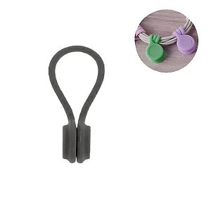Organizador Magnético Cabos Fios Pc Fio Fone Ouvido Multiuso