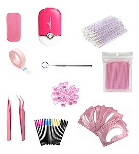 Kit Extensão E Alongamento De Cílios Iniciante Simples