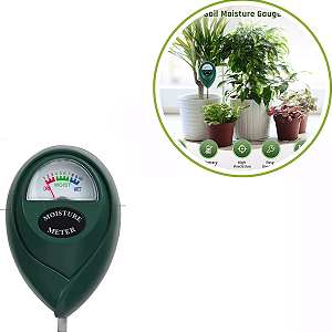 Higrômetro Medidor Umidade Terra Solo Plantas  Flores