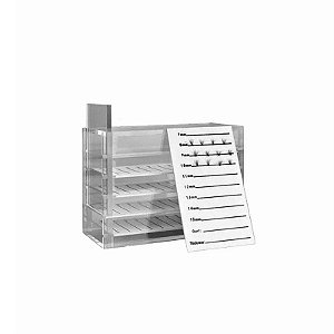 Caixa Porta Cílios Acrílico, Lash Box Com 5 Placas