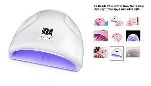 Cabine Led Uv 36w Digital Gel Acrígel Unhas Estufa Bi-volt