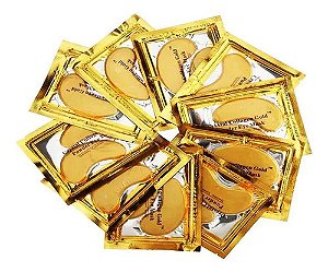 20 Pads Hidratação Colágeno P/áreas Dos Olhos Olheiras 24k
