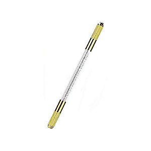 1 Caneta Tebori Duas Pontas Cristal Microblading
