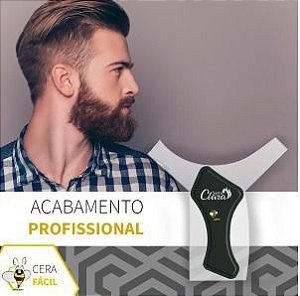 Pente Modelador Alinhador Em  Y  Para Barba Barbeiro