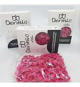 Anel Batoque Descartável Rosa Micropigmentação Tattoo 50un