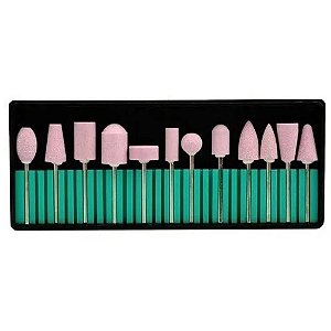 Kit 12 Brocas Pedra Profissionais Lixadeiras Elétrica Unha