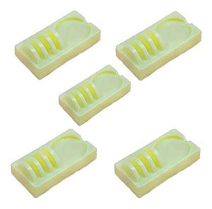 5 Suporte Paleta P/ Cílios E Pedra Jade Ou Cristal Extensão