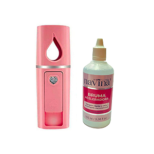 Kit Bruma Acelerador De Cílios  Navina 100ml  + Nano Mister