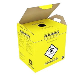 Caixa Coletora Para Material Perfurocortante 20l Descarpack