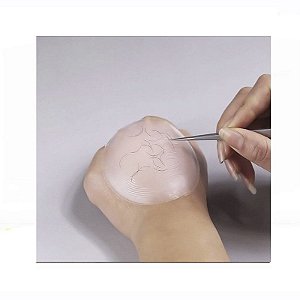 Almofada Redonda Para Cílios 6cm