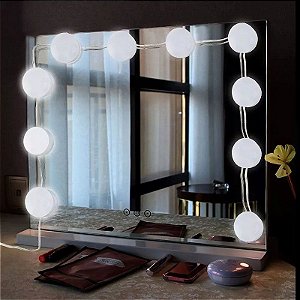 Kit 10 Luzes Lampada Led Camarim Para Espelho