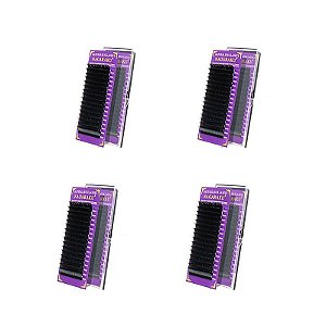 4 Cílios Nagaraku Mink P/ Extensão Fio Fio Volume Russo 05d