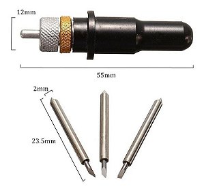 1 Suporte Roland + 3 Facas Roland