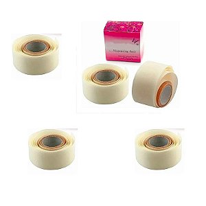 5 Rolos  Fibra Em Seda P/ Unhas - Fibra Auto Adesiva