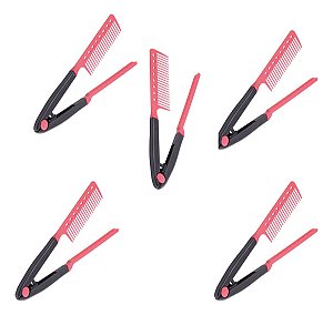 5 Pentes Auxiliar Para Chapinha Prancha Mechas Cabelo