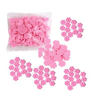 200 Batoques Flor P Anel Suporte De Cola Extensão De Cílios
