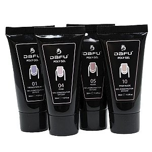 Gel Poligel Construtor Led Uv 30g Alongamento Unha Manicure
