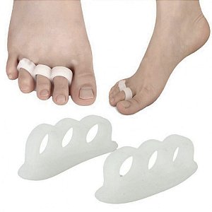 Par De Protetor Ante Pé Silicone Separador Evita Calo Dedos