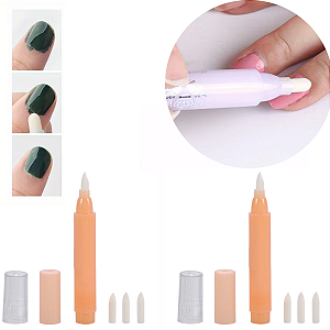 2 Canetas Remove Corrige Esmalte Esmaltação Unha  Manicure