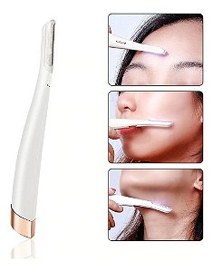 NAVALHA LED REMOVE PELOS FACIAIS ESFOLIA DERMAPLANE