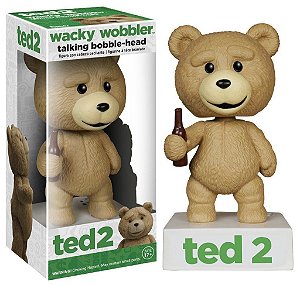 TED 2 FUNKO WACKY WOBBLER TALKING BOBBLE HEAD