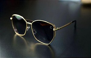 Óculos de sol infinite - armação dourada