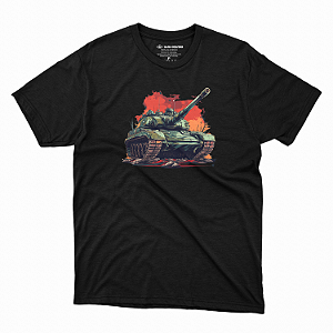 Camiseta Militar Tanque de Aço