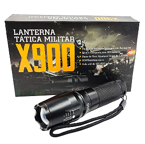 Lanterna Tática Militar X900 Profissional