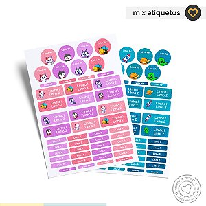 Mix etiquetas - Ilustrado