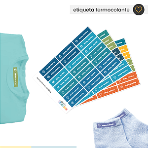 Etiqueta termocolante  - Figuras (Meninos)
