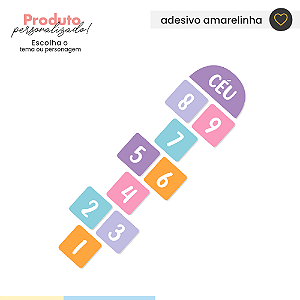 Adesivo amarelinha
