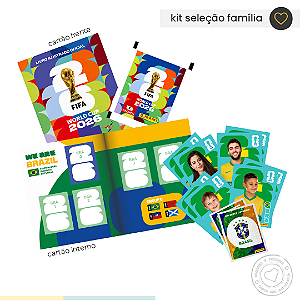 Kit Seleção Famíla - Copa 2026