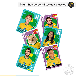 Figurinhas personalizadas Copa 2026 - Clássicas
