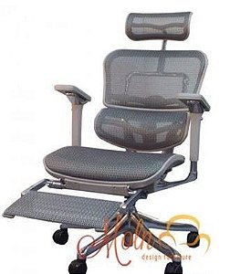 Cadeira de Escritório Ergonômica ErgoChair 2.0 (c/ Encosto de Cabeça)