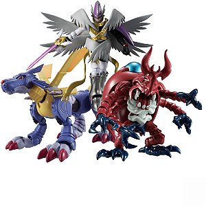 Pack Digimon Shodo 2 (3 Figuras) - Digimon Adventure - Shodo - Bandai ▫