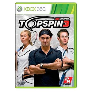 Jogo Top Spin 3 Xbox 360 Usado S/encarte