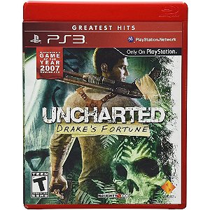 Jogo Uncharted Drake's Fortune PS3 Usado S/encarte