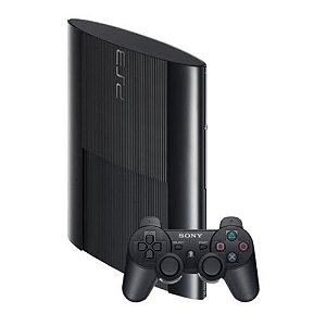 Console Sony PS3 Playstation 3 Slim 160GB com 1 Controle sem Fio e