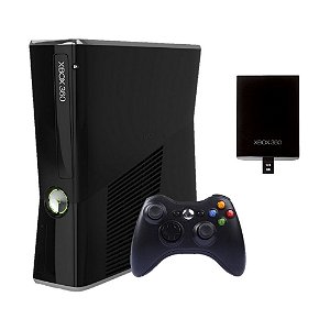 Xbox 360 Slim 120GB 1 Controle Seminovo