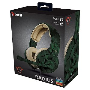 Headset Gamer Radius GXT 411C Trust Novo