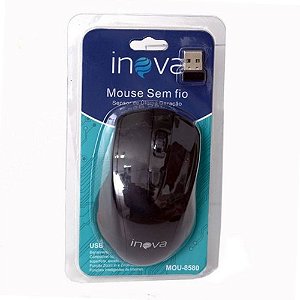 Mouse Sem Fio Inova MOU-8580 Novo