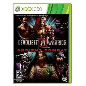 Jogo Deadliest Warrior Ancient Combat Xbox 360 Usado